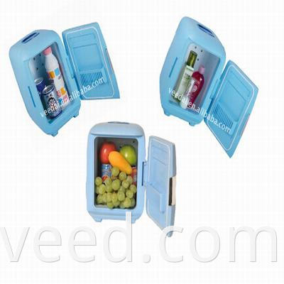 6L colorido pequeno caixa de gelo/escritório Domorário Mini geladeira/geladeira portátil